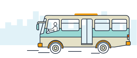 Ilustracja przedstawiająca Autobusy