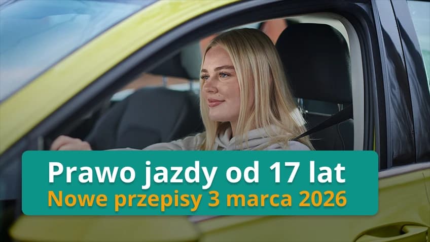 Droga do prawa jazdy w wieku 17 lat