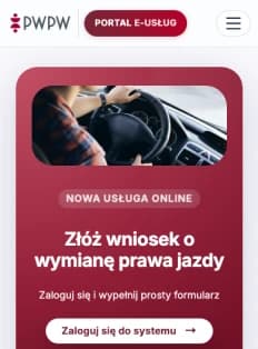 Strona główna portalu info-kierowca.pl umożliwiającego sprawdzenie statusu prawa jazdy i zapis na egzamin