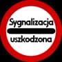Znak B-32c Stój - uszkodzona sygnalizacja