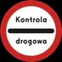 Znak B-32e Stój – kontrola drogowa
