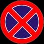 Znak B-36 Zakaz zatrzymywania się