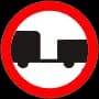 Znak B-7 Zakaz wjazdu pojazdów silnikowych z przyczepą