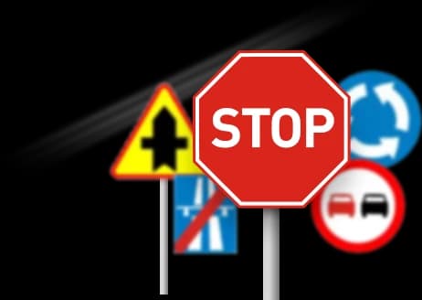 Znaki drogowe banner