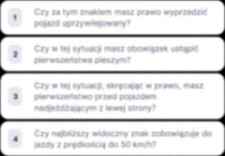 znaki na egzaminie prawa jazdy 2026