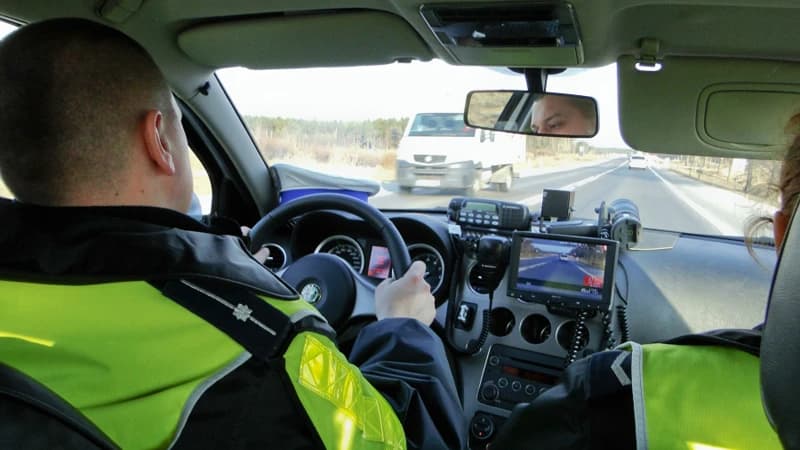 Policja kontrola drogowa - zatrzymanie prawa jazdy