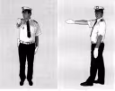 Gest policjanta – wskazanie kierunku jazdy